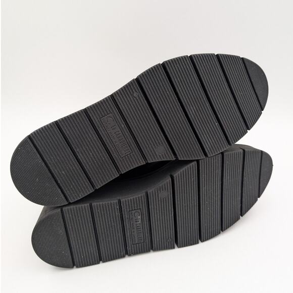 La Canadienne Knit Jared Platform Bootie Women's Black Size US11M EU42 - Picture 8 of 14